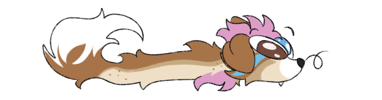 Bowie as a furry worm